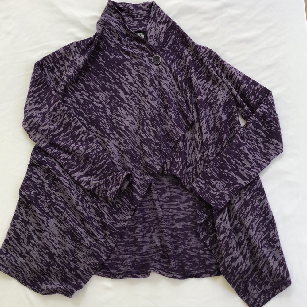Bobeau drape cardigan